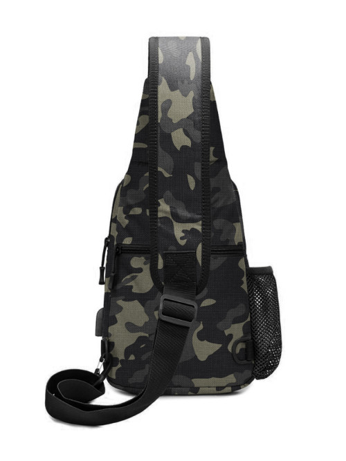 Сумка через плечо Snoburg 606 черный камуфляж