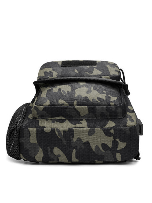 Сумка через плечо Snoburg 606 черный камуфляж