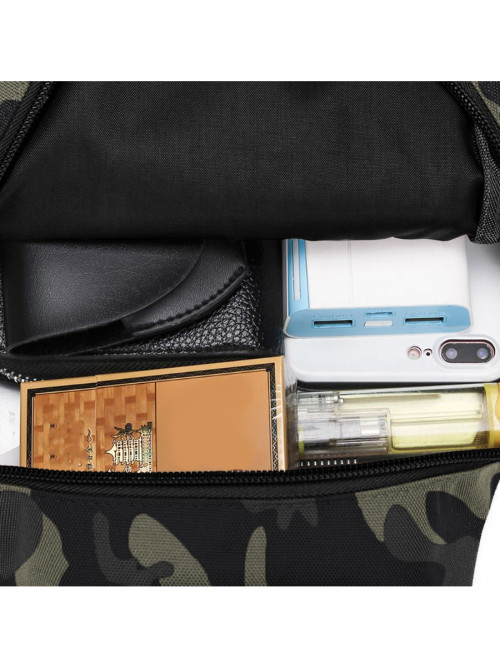 Сумка через плечо Snoburg 606 черный камуфляж