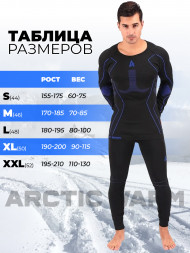 Мужское термобелье ARCTIC WARM Sport черное M