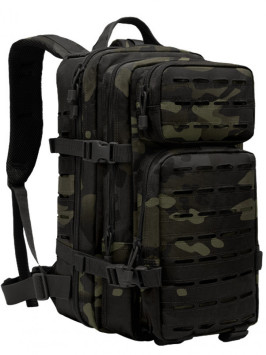 Рюкзак мужской тактический Snoburg SN5777 черный камуфляж