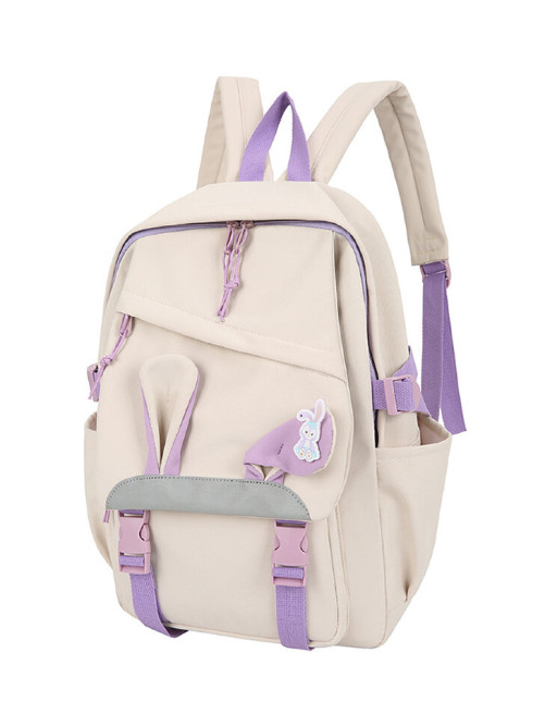 Рюкзак для девочки с ушками BETTY белый