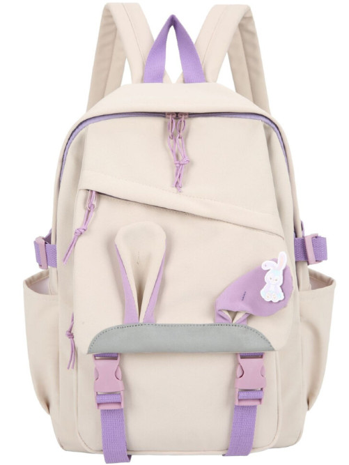 Рюкзак для девочки с ушками BETTY белый