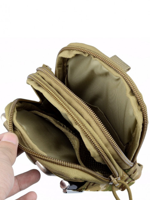 Поясная тактическая сумка на ремень Snoburg SN440016 лесной камуфляж