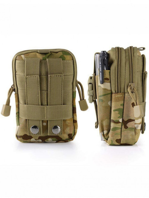 Поясная тактическая сумка на ремень Snoburg SN440016 лесной камуфляж