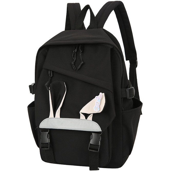 Рюкзак для девочки с ушками BETTY черный