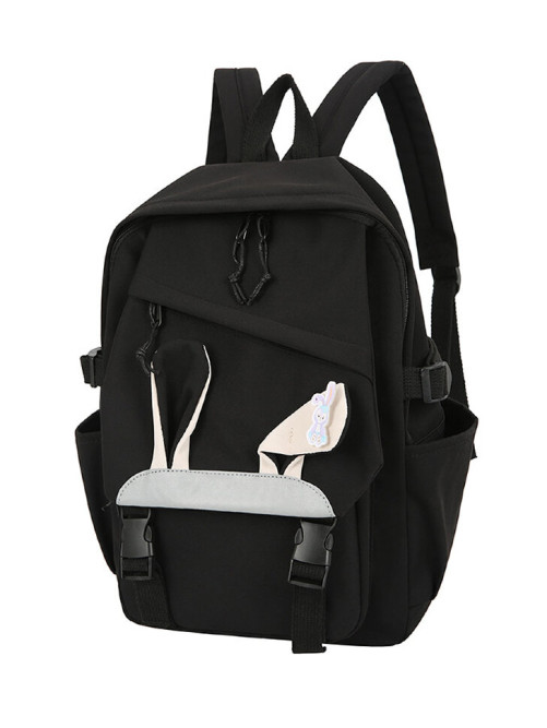 Рюкзак для девочки с ушками BETTY черный