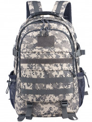 Тактический рюкзак Snoburg Heroes серый камуфляж пиксель