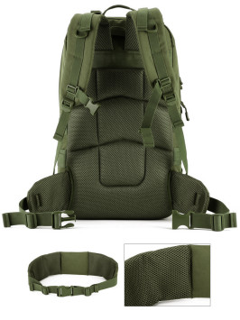 Рюкзак мужской тактический Snoburg SN8827 зеленый