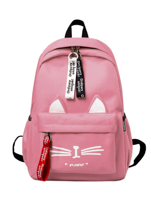 Рюкзак для девочки с ушками Snoburg розовый