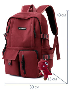 Рюкзак женский Snoburg SN300 красный