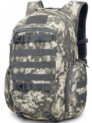 Рюкзак мужской тактический Snoburg SN9004 серый камуфляж пиксель