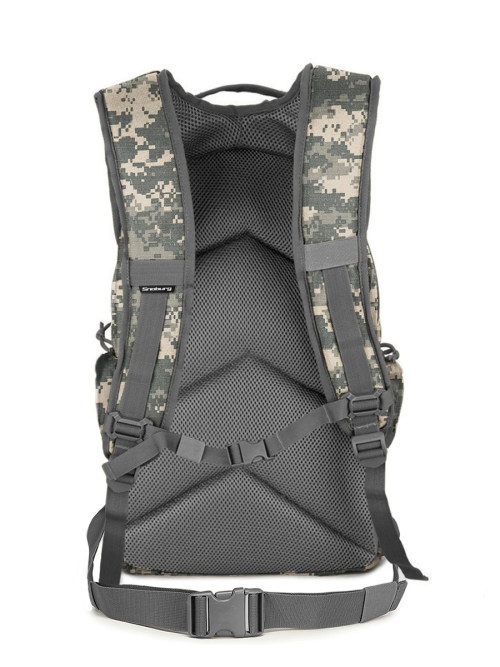 Рюкзак мужской тактический Snoburg SN9004 серый камуфляж пиксель