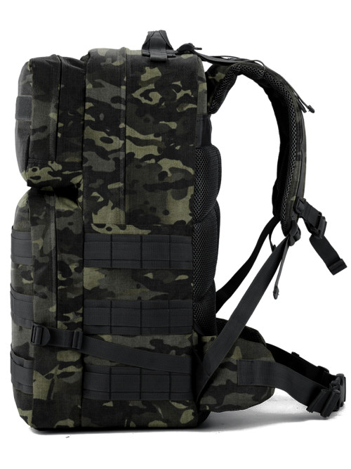 Рюкзак мужской тактический Snoburg SN8827 черный камуфляж