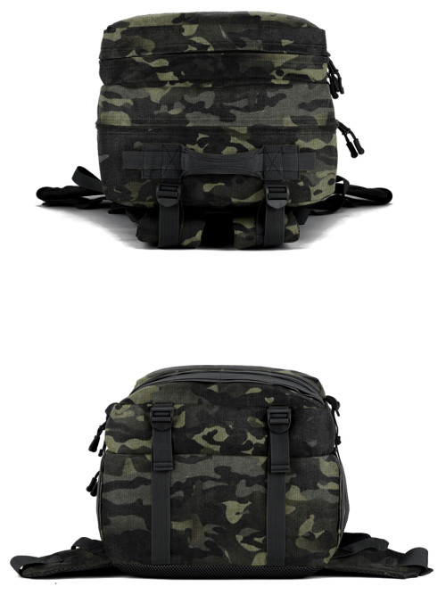 Рюкзак мужской тактический Snoburg SN8827 черный камуфляж
