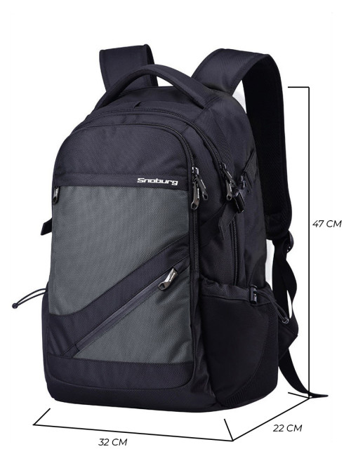 Рюкзак мужской Snoburg SN9910 серый