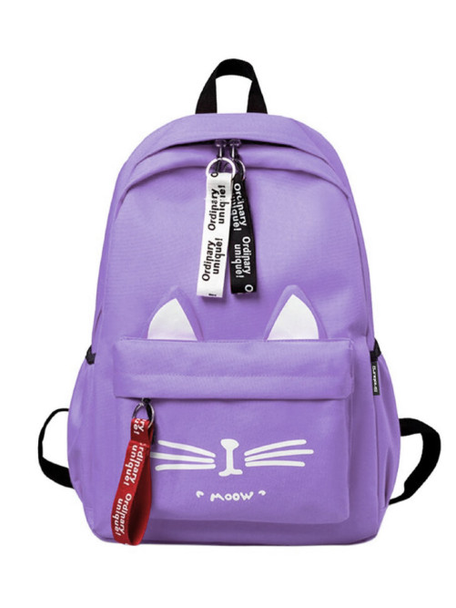 Рюкзак для девочки с ушками Snoburg сиреневый