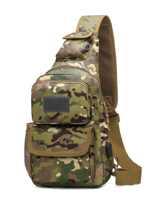 Сумка через плечо Snoburg 606 лесной камуфляж