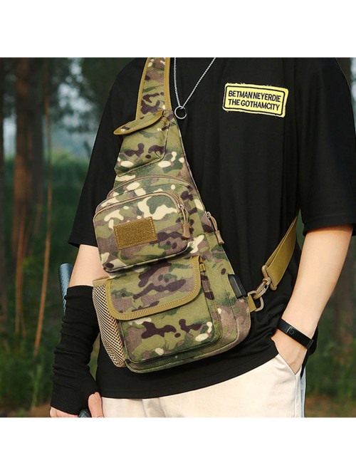 Сумка через плечо Snoburg 606 лесной камуфляж