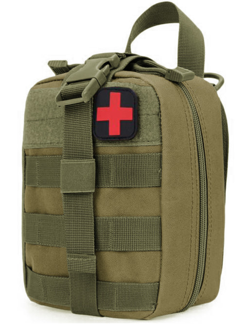 Тактическая аптечка подсумок Snoburg SNMED008 зеленая