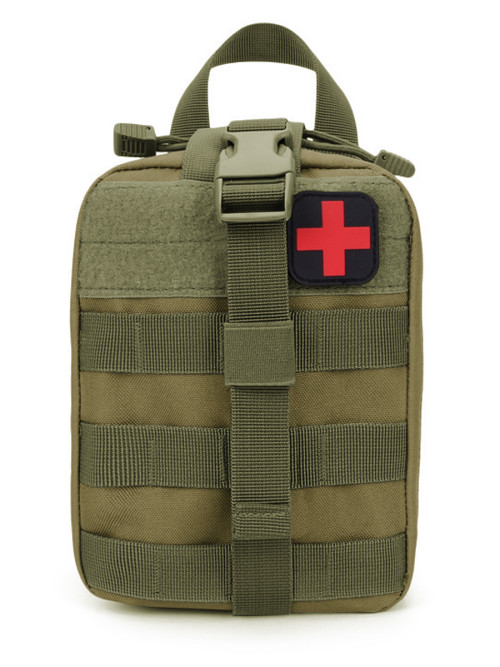 Тактическая аптечка подсумок Snoburg SNMED008 зеленая