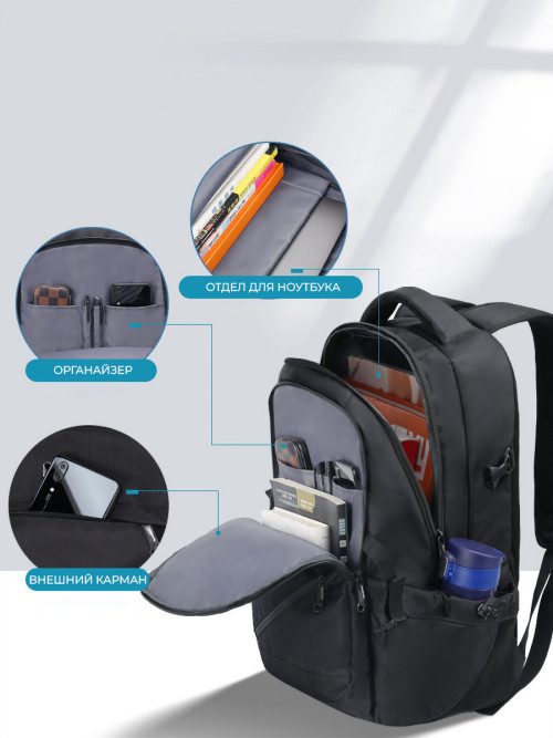 Рюкзак мужской Snoburg SN9910 синий