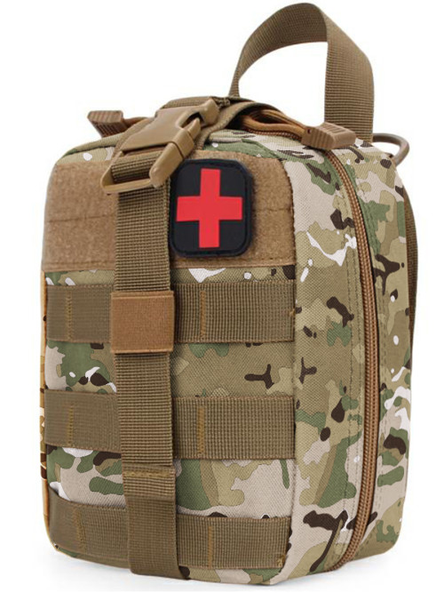 Тактическая аптечка подсумок Snoburg SNMED008 лесной камуфляж