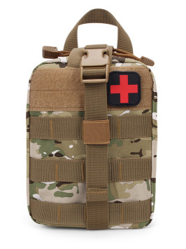 Тактическая аптечка подсумок Snoburg SNMED008 лесной камуфляж