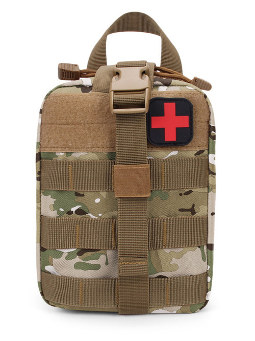 Тактическая аптечка подсумок Snoburg SNMED008 лесной камуфляж