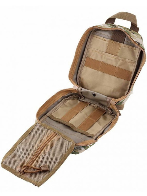 Тактическая аптечка подсумок Snoburg SNMED008 лесной камуфляж
