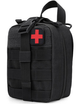 Тактическая аптечка подсумок Snoburg SNMED008 черная