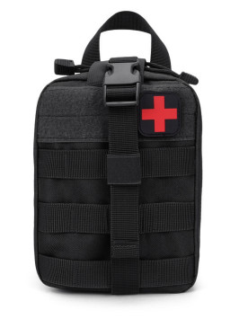Тактическая аптечка подсумок Snoburg SNMED008 черная