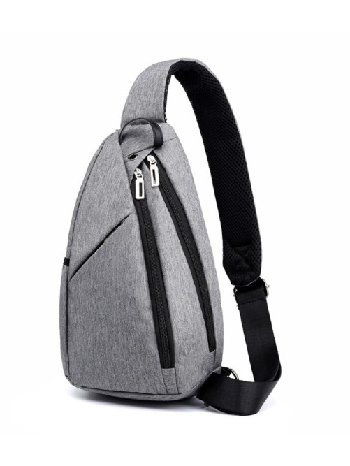 Однолямочный рюкзак Snoburg 404 серый