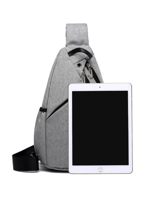 Однолямочный рюкзак Snoburg 404 серый