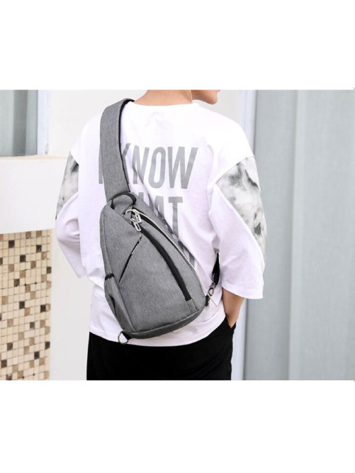 Однолямочный рюкзак Snoburg 404 серый