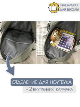 Рюкзак женский Snoburg SN301 зеленый