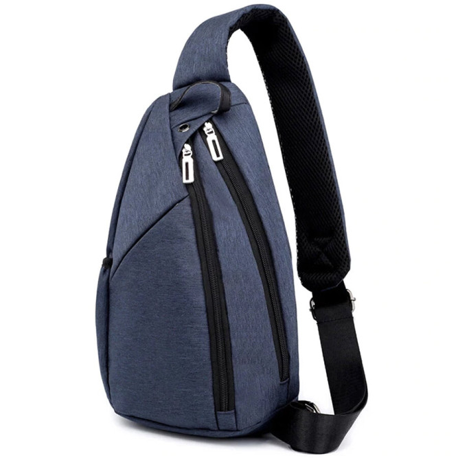 Однолямочный рюкзак Snoburg 404 синий