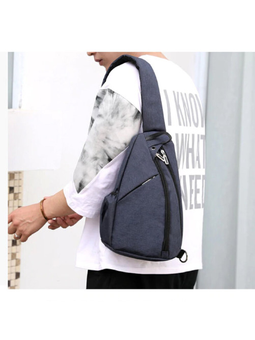 Однолямочный рюкзак Snoburg 404 синий