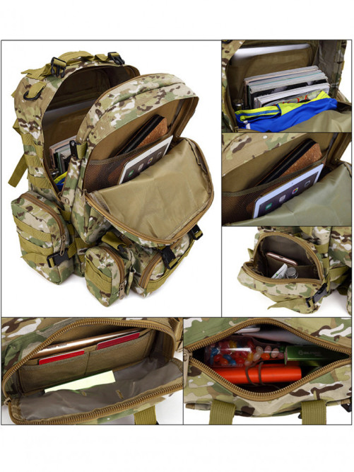 Рюкзак мужской тактический Snoburg SN002 камуфляж степь