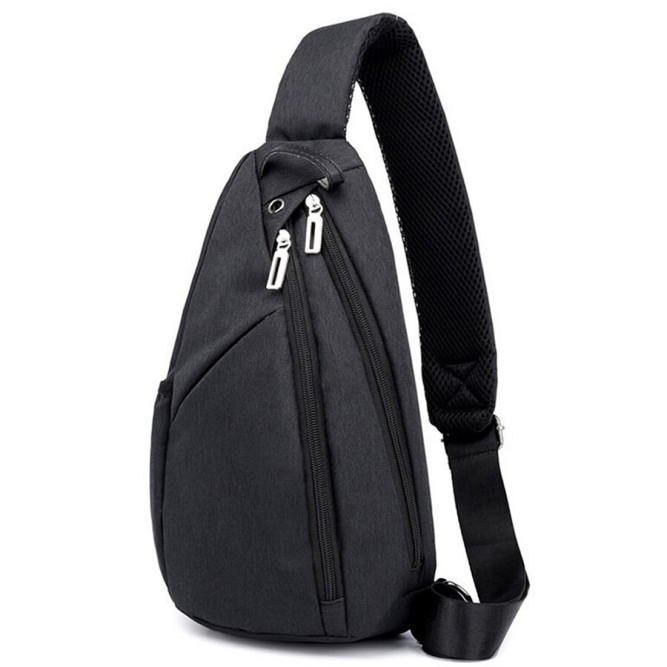 Однолямочный рюкзак Snoburg 404 черный