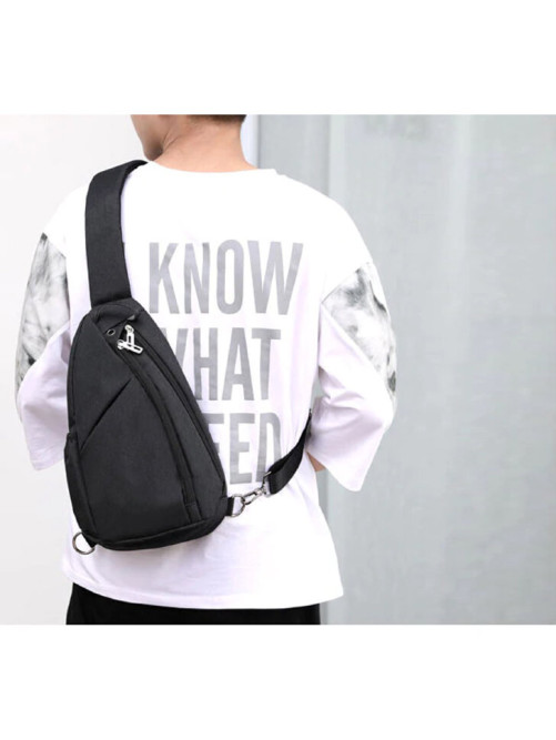 Однолямочный рюкзак Snoburg 404 черный