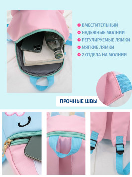 Рюкзак детский SNOBURG SN302 голубой