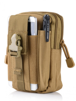 Поясная тактическая сумка на ремень Snoburg SN440016 коричневая