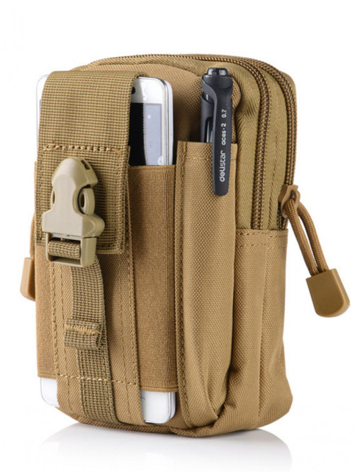 Поясная тактическая сумка на ремень Snoburg SN440016 коричневая