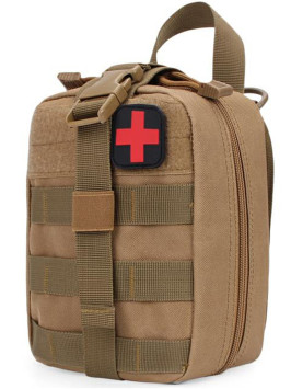 Тактическая аптечка подсумок Snoburg SNMED008 коричневый