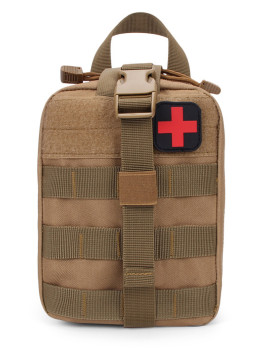 Тактическая аптечка подсумок Snoburg SNMED008 коричневый