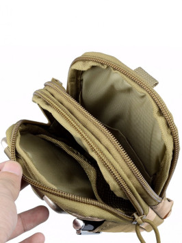 Поясная тактическая сумка на ремень Snoburg SN440016 пустынный камуфляж