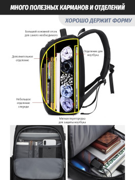 Рюкзак Snoburg 1283 красный