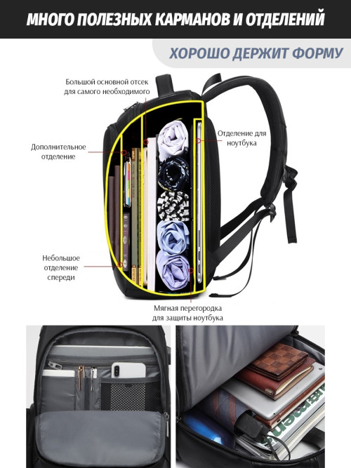 Рюкзак Snoburg 1283 красный