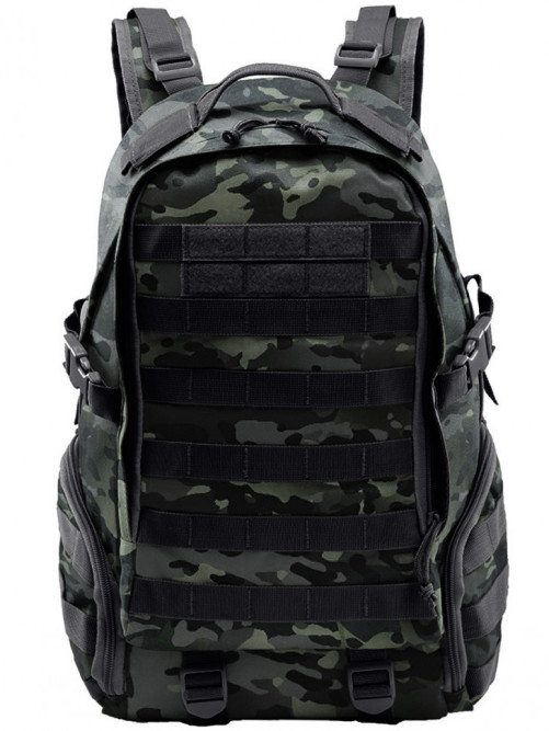 Рюкзак мужской тактический Snoburg SN028 черный камуфляж